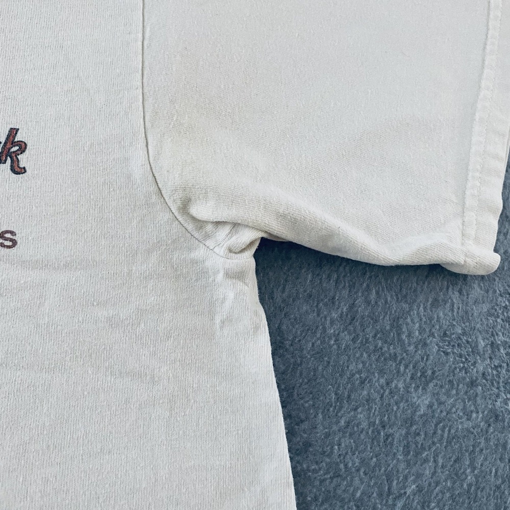 Hard Rock Cafe New Orleans Shirt Adult‎ Small Off White Vtg Y2k Double Sided Tee - Picture 7 of 16